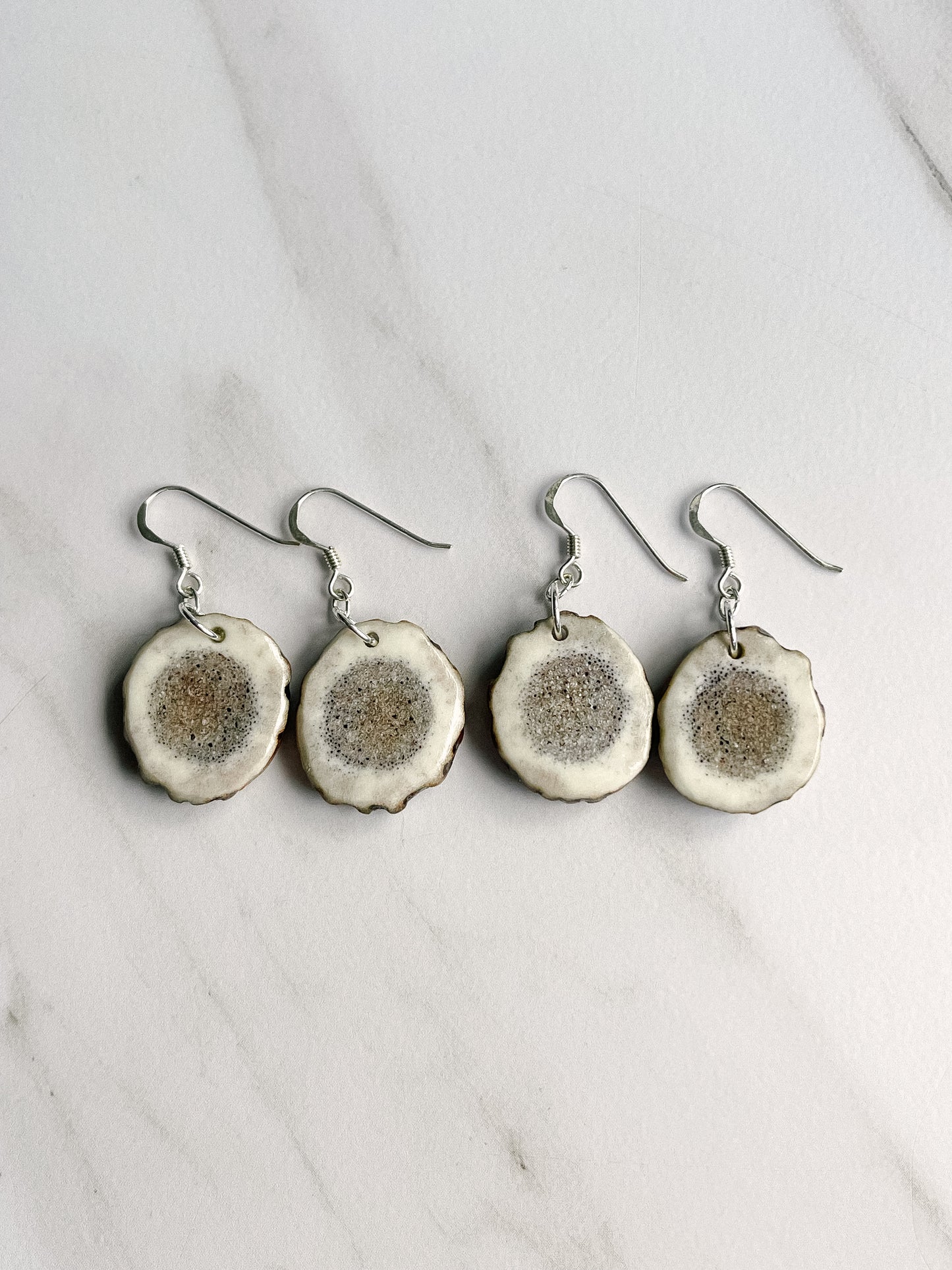 Elk Antler Drop Earrings