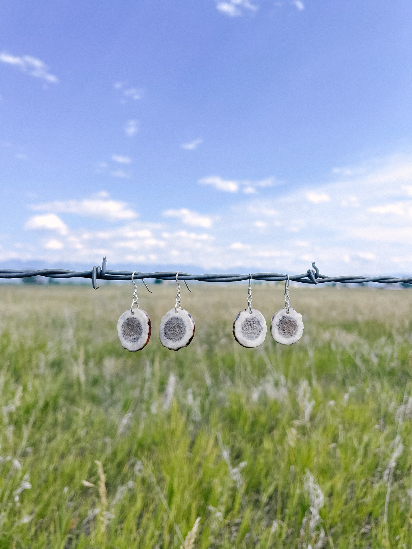 Elk Antler Drop Earrings